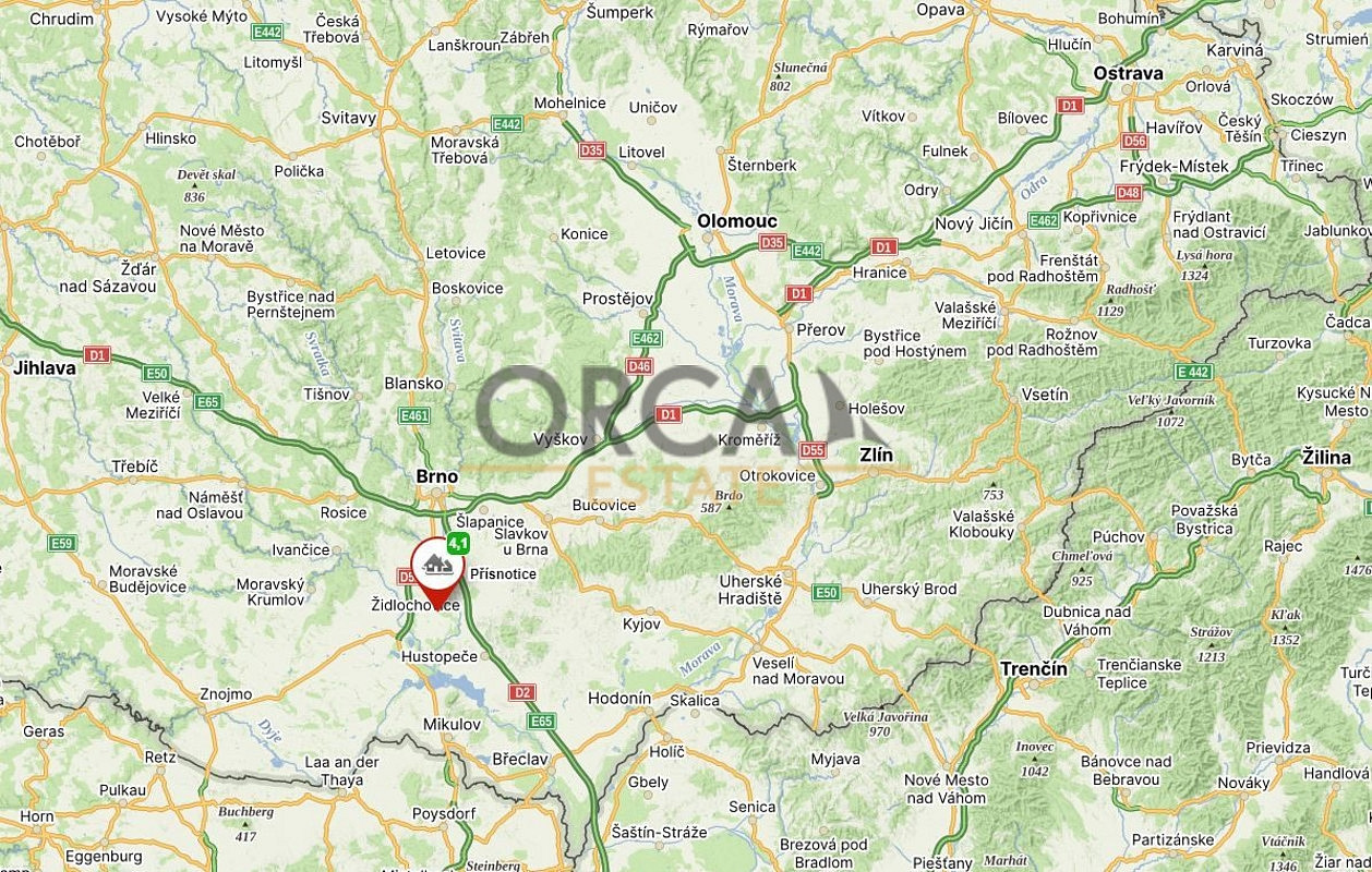 Prodej podílu 2.773 m² na pozemku v k. ú. Přísnotice – pohled 4