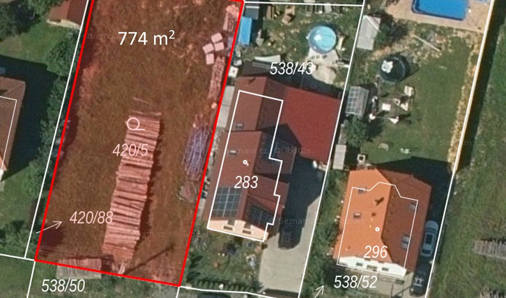 Prodej stavebního pozemku 774 m², Přibyslavice – náhled fotky 9