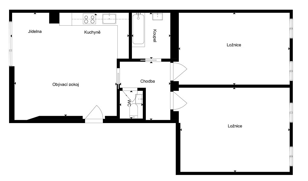 Pronájem bytu 3+kk 83 m², Praha – náhled fotky 15