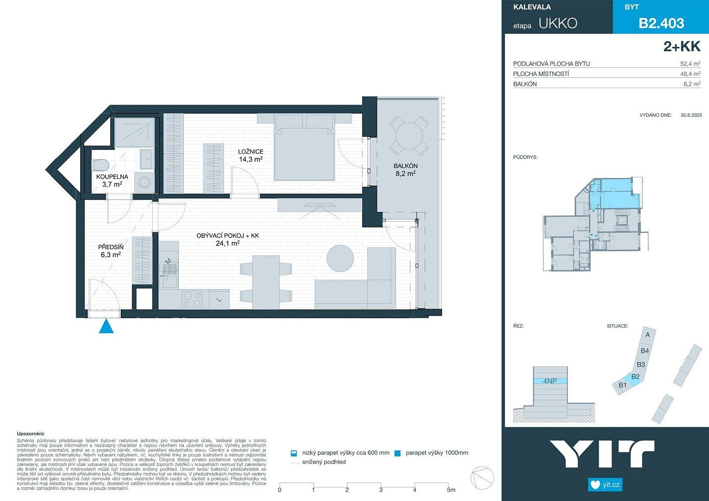 Prodej bytu 2+kk 48 m² – fotografie 2