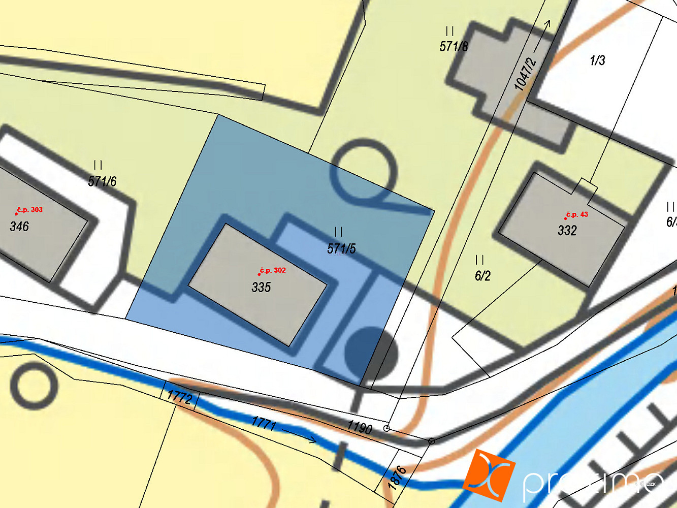 Prodej stavebního pozemku 126 m² – fotografie 3
