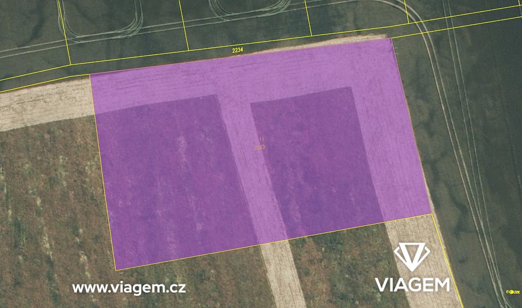 Prodej pole 502 m², Cítov – náhled fotky 4