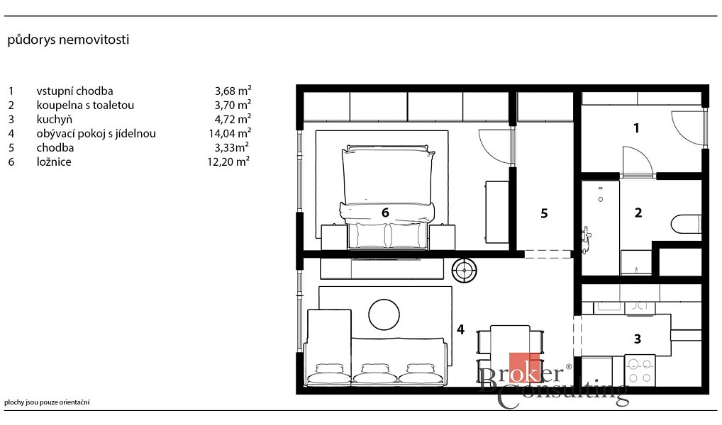 Prodej bytu 2+kk 42 m², Praha – náhled fotky 18