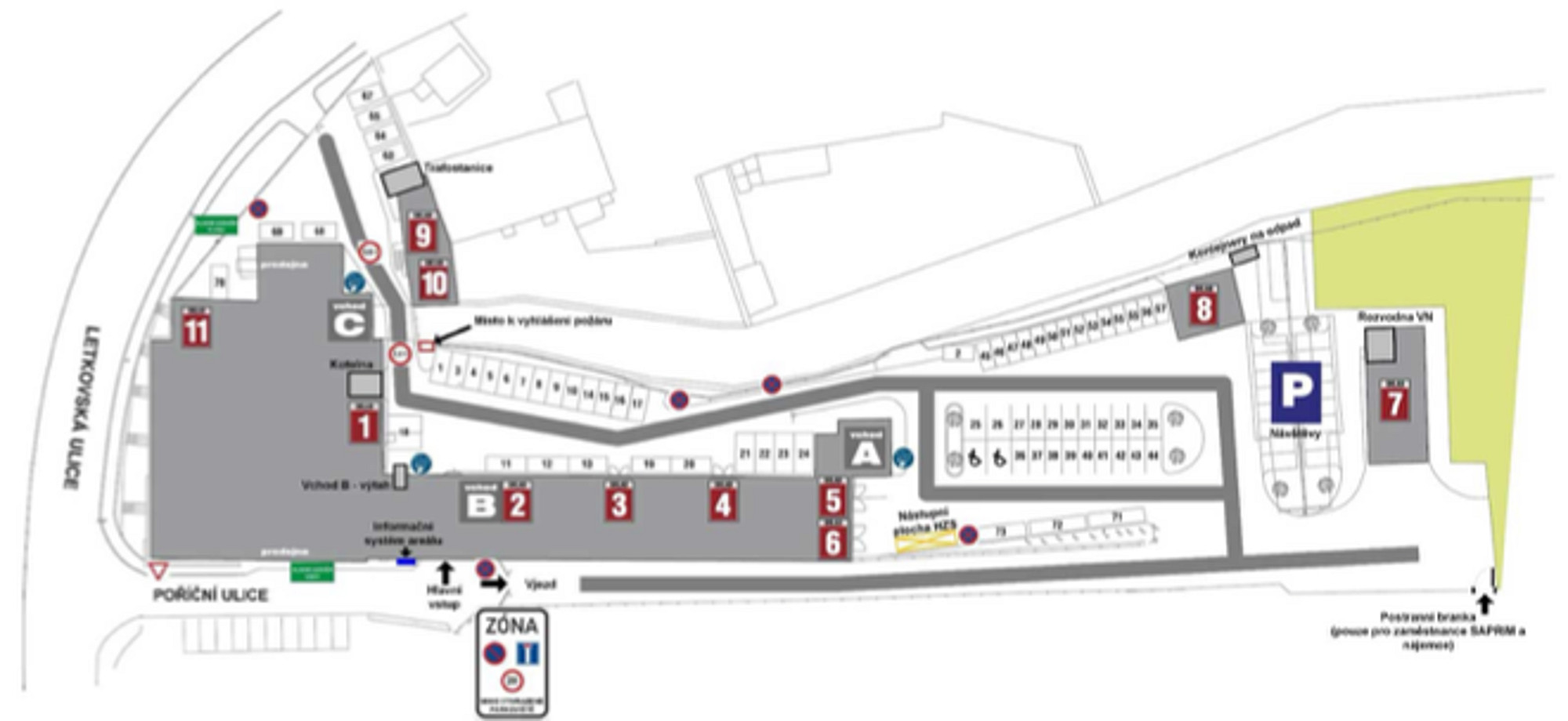 Pronájem skladovacích prostor 985 m² – fotografie 3