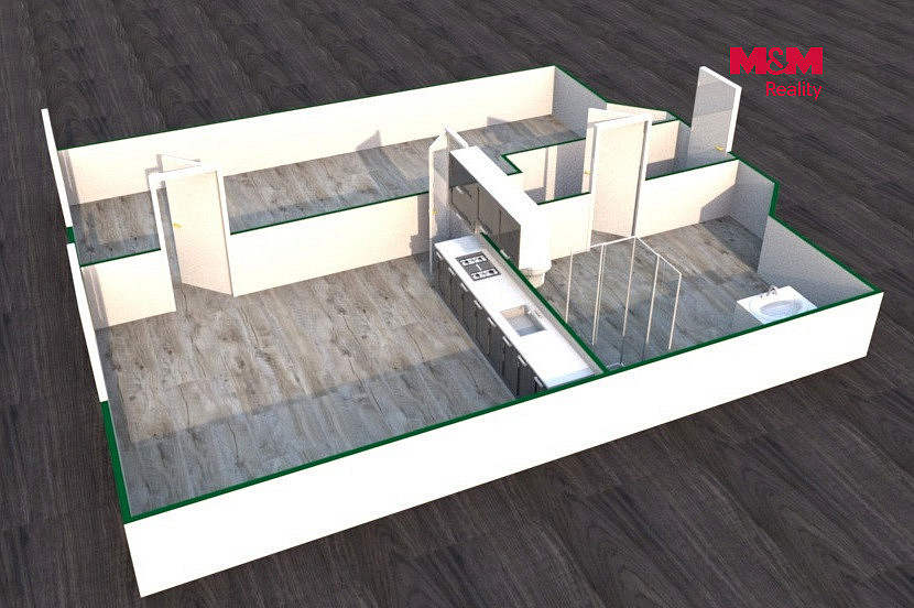 Pronájem bytu 1+1 28 m² – fotografie 5