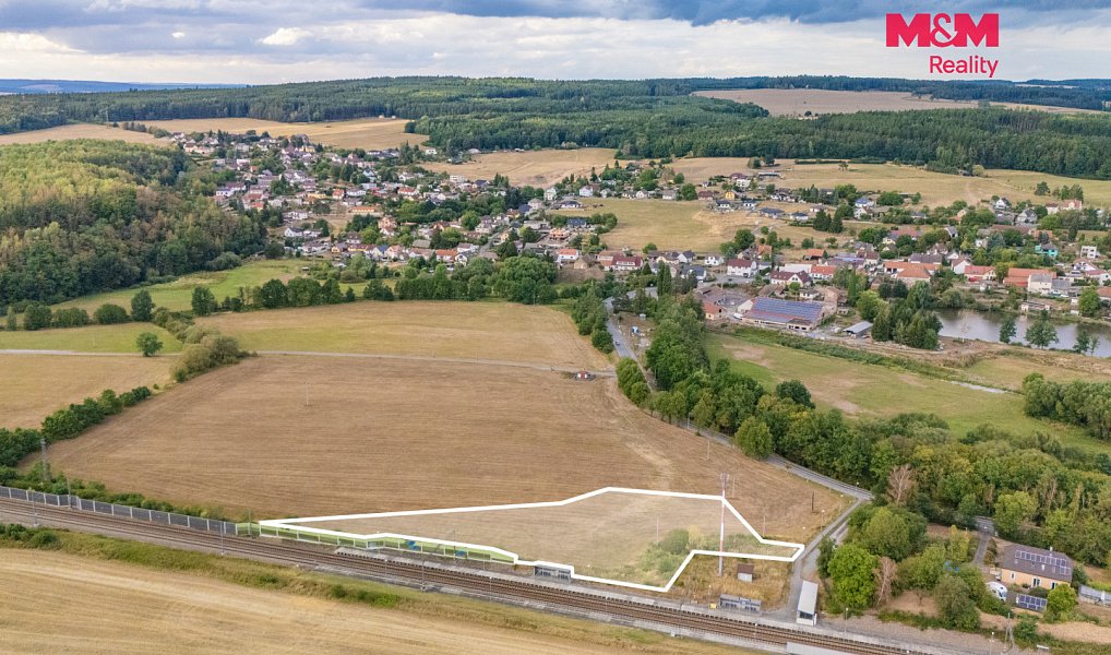 Prodej stavebního pozemku 2 304 m², Ejpovice – náhled fotky 2