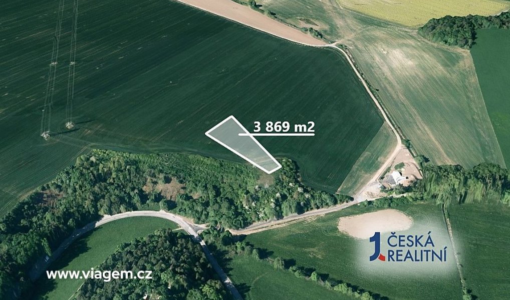 Prodej pole 967 m², Čebín – náhled fotky 2
