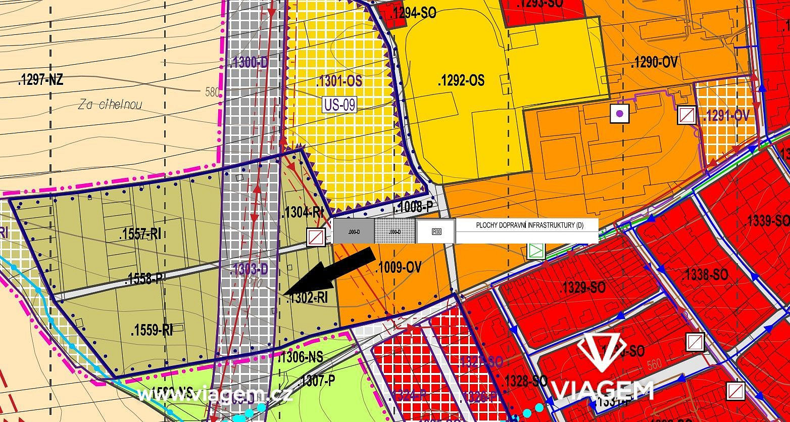 Prodej zahrady 558 m²