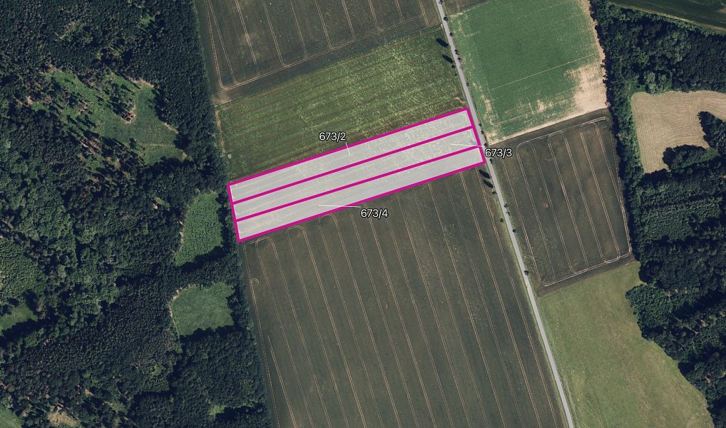 Prodej pozemku, 28800 m², Krakovec - Prostějov, Laškov