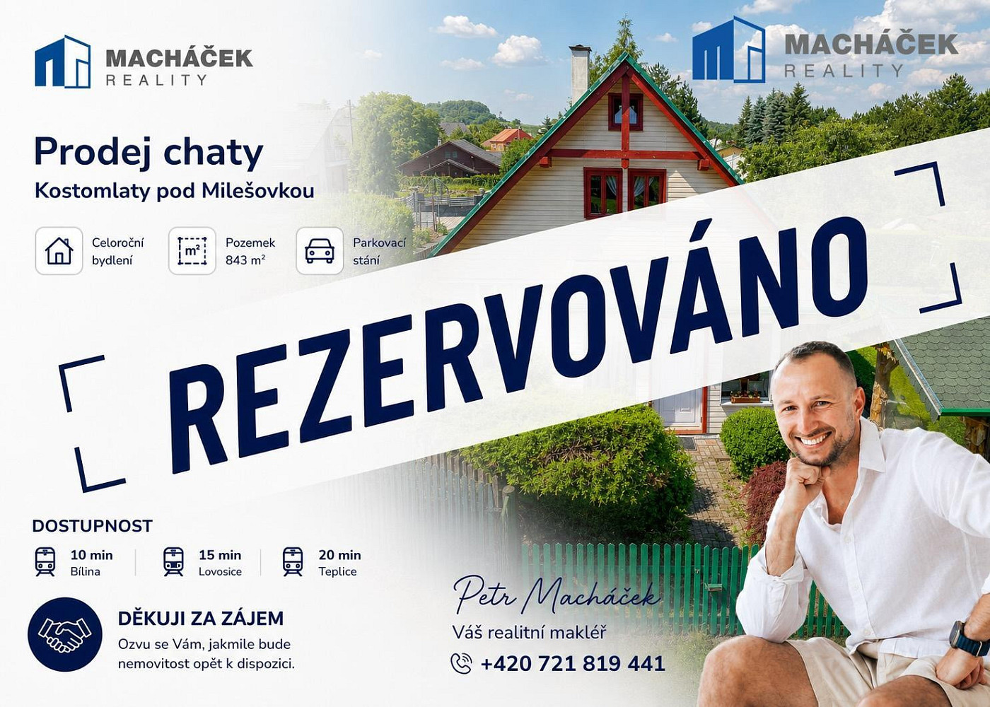 Prodej chaty/chalupy 90 m² s pozemkem 843 m²