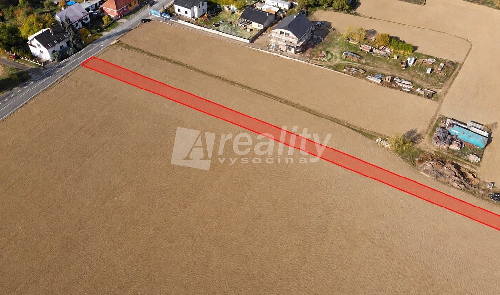 Prodej stavebního pozemku 1 004 m², Okříšky – náhled fotky 2