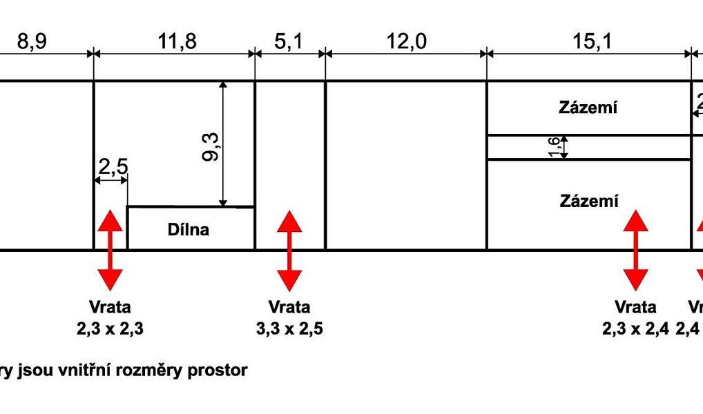 Pronájem skladovacích prostor 635 m², Nové Město nad Metují – náhled fotky 13