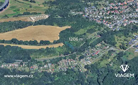 Prodej zahrady 1 206 m², Chomutov