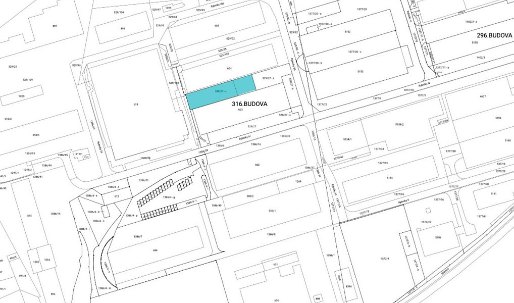 Pronájem komerčního pozemku 820 m², Zlín – náhled fotky 3