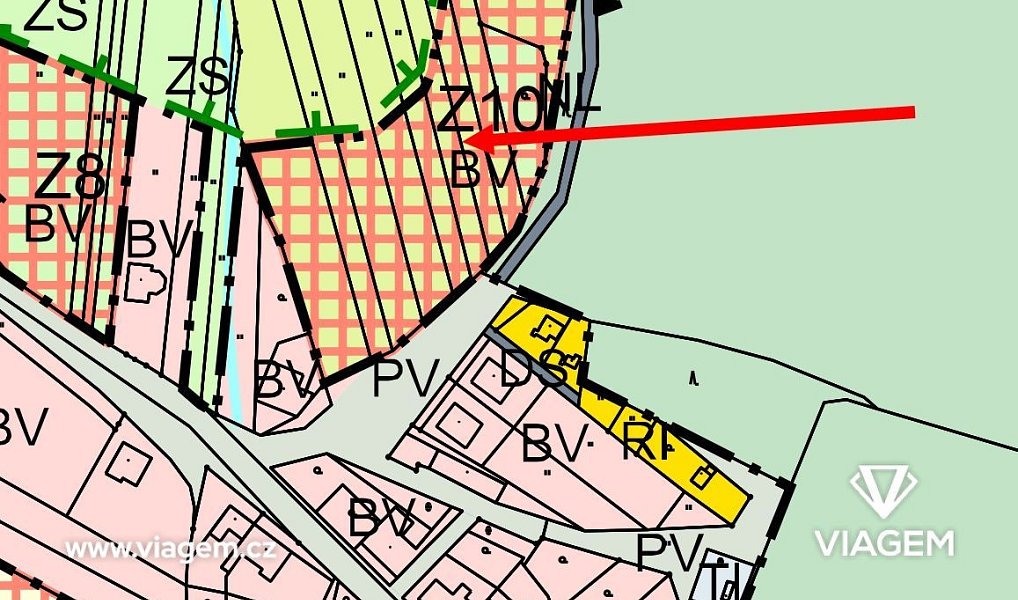 Prodej stavebního pozemku 1 340 m², Velenov – náhled fotky 4
