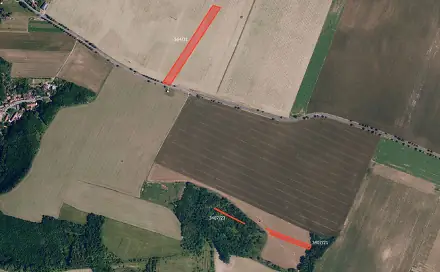 Prodej pole 8 829 m², Dobřínsko, okres Znojmo