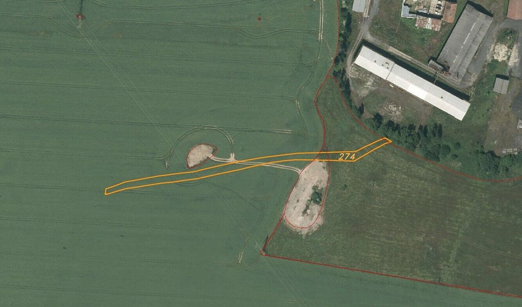 Prodej pozemku, 1500 m², Cheb, Milhostov