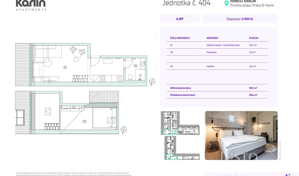 Prodej bytu 1+kk 49 m², Praha – náhled fotky 16