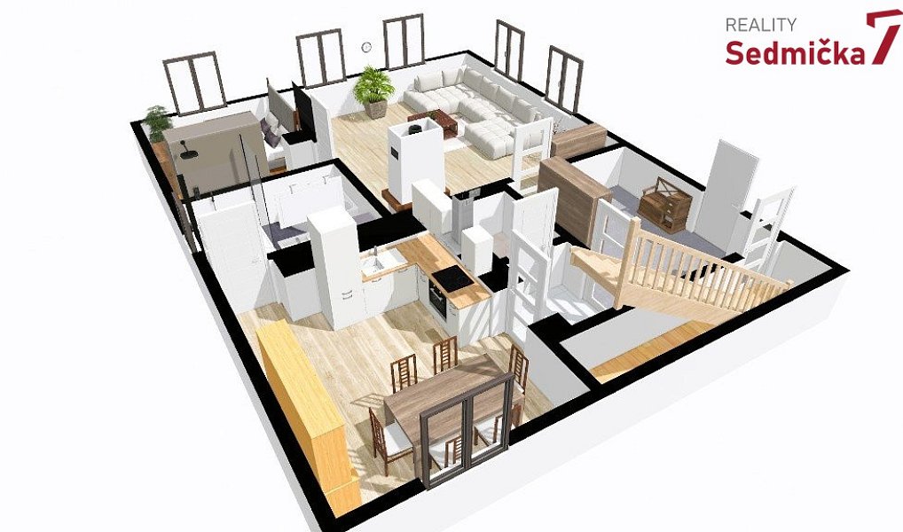 Prodej domu 110 m² s pozemkem 2 460 m², Šlapanov – náhled fotky 38