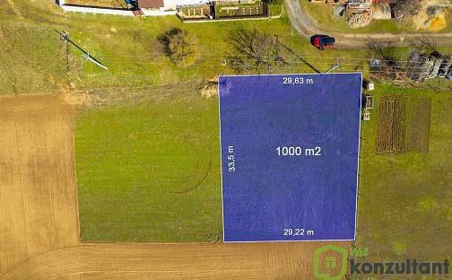 Prodej stavebního pozemku 1 000 m², Náměšť nad Oslavou - Jedov, okres Třebíč