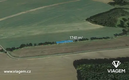 Prodej pole 870 m², Výrov, okres Plzeň-sever