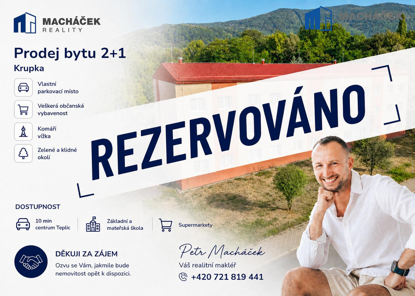 Prodej bytu 2+1 43 m²