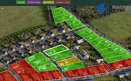 Prodej stavebního pozemku 871 m², Švermova, Dubí - Drahůnky, okres Teplice