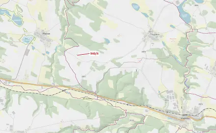 Dražba lesa 591 m², Kožichovice