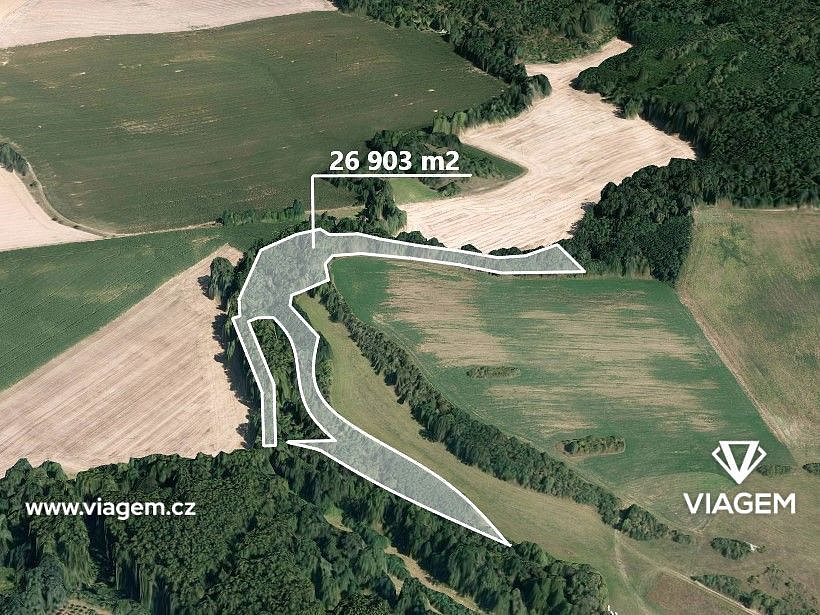 Prodej lesa 2 069 m²