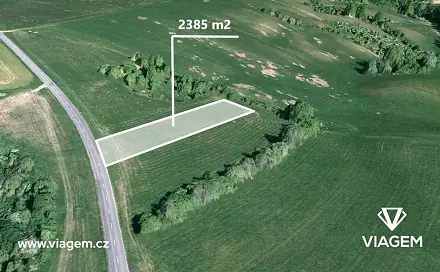 Prodej zahrady 2 385 m², Částkov, okres Uherské Hradiště