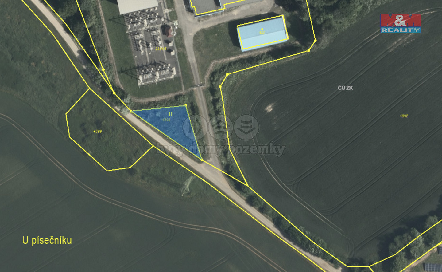 Prodej louky 420 m² – pohled 2