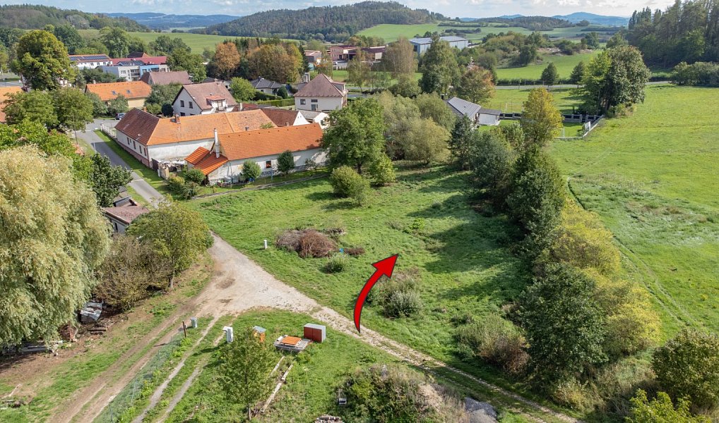Prodej stavebního pozemku 992 m², Horažďovice – náhled fotky 2
