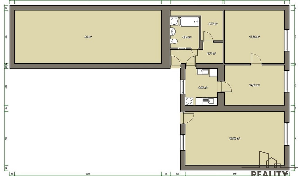 Prodej domu 80 m² s pozemkem 369 m², Vémyslice – náhled fotky 4