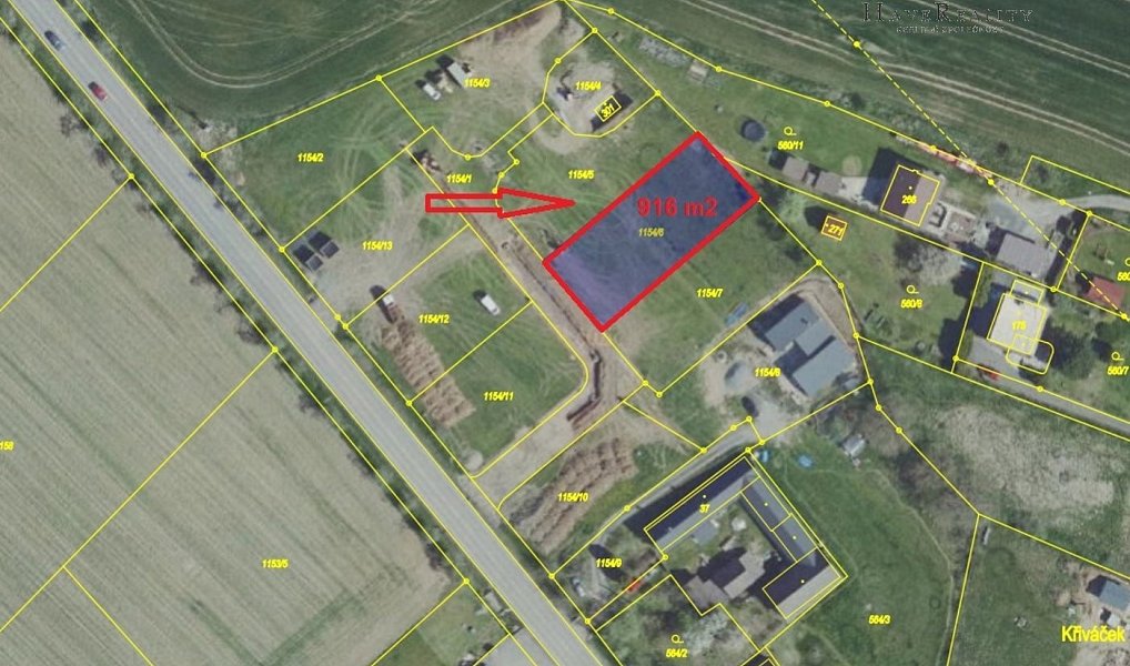 Prodej stavebního pozemku 916 m², Řehenice – náhled fotky 3