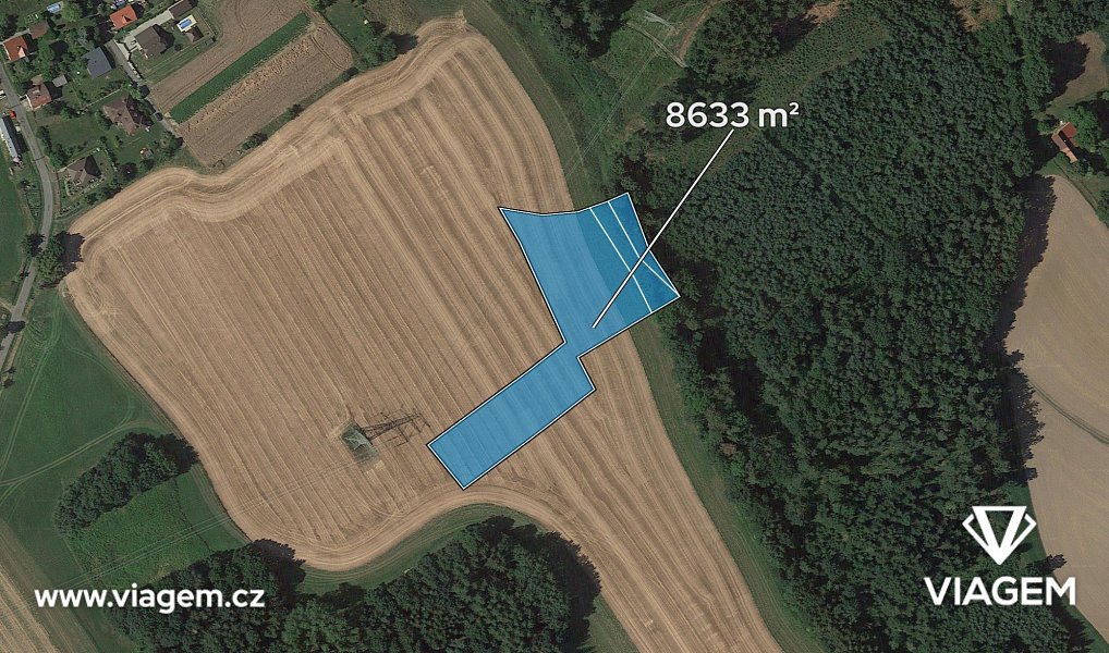Prodej pole 719 m², Vlastibořice – náhled fotky 2