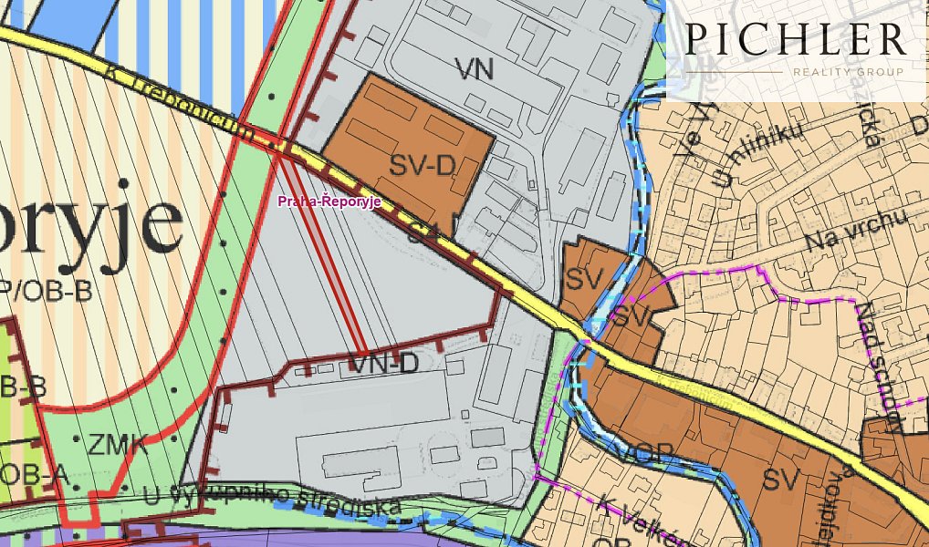 Prodej komerčního pozemku 1 225 m², Praha – náhled fotky 4