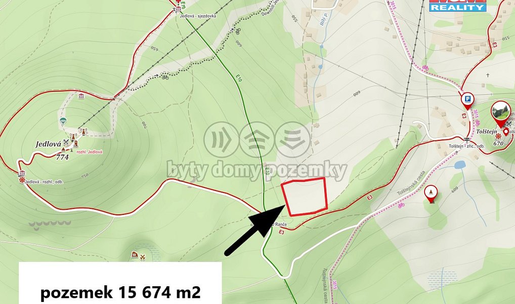 Prodej louky 15 674 m², Jiřetín pod Jedlovou – náhled fotky 12
