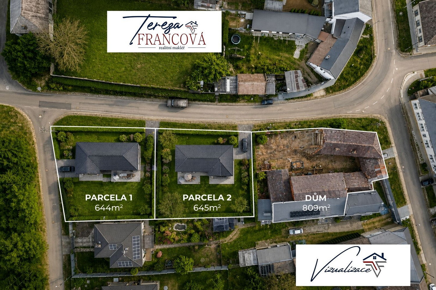 Prodej stavebního pozemku 645 m²