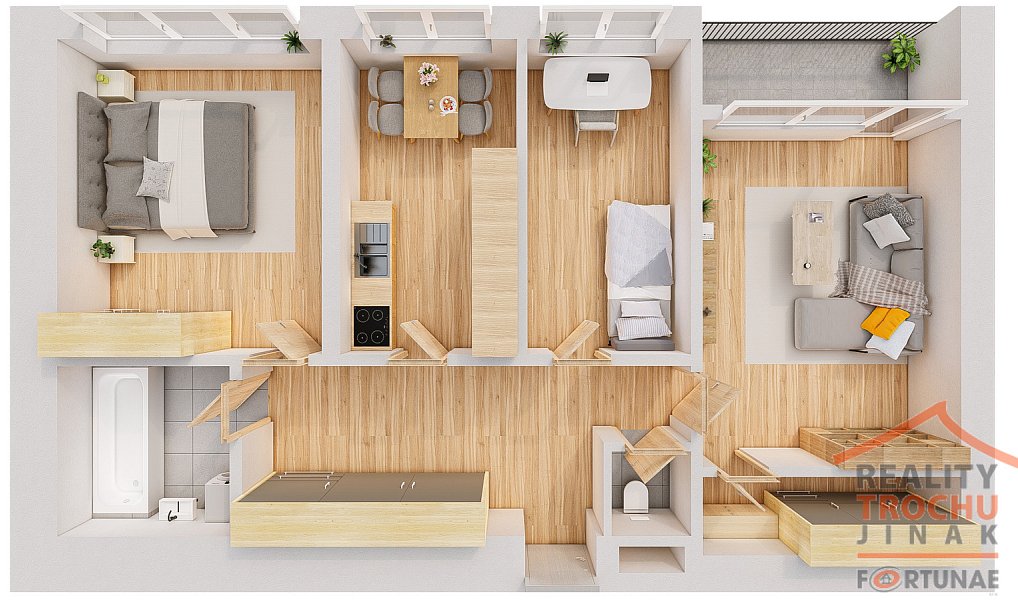Prodej bytu 3+1 75 m², Hradec Králové – náhled fotky 3