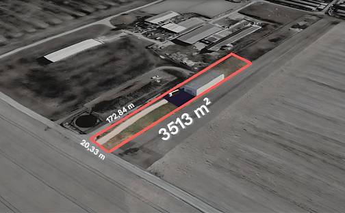 Prodej komerčního pozemku 3 513 m², Přerov