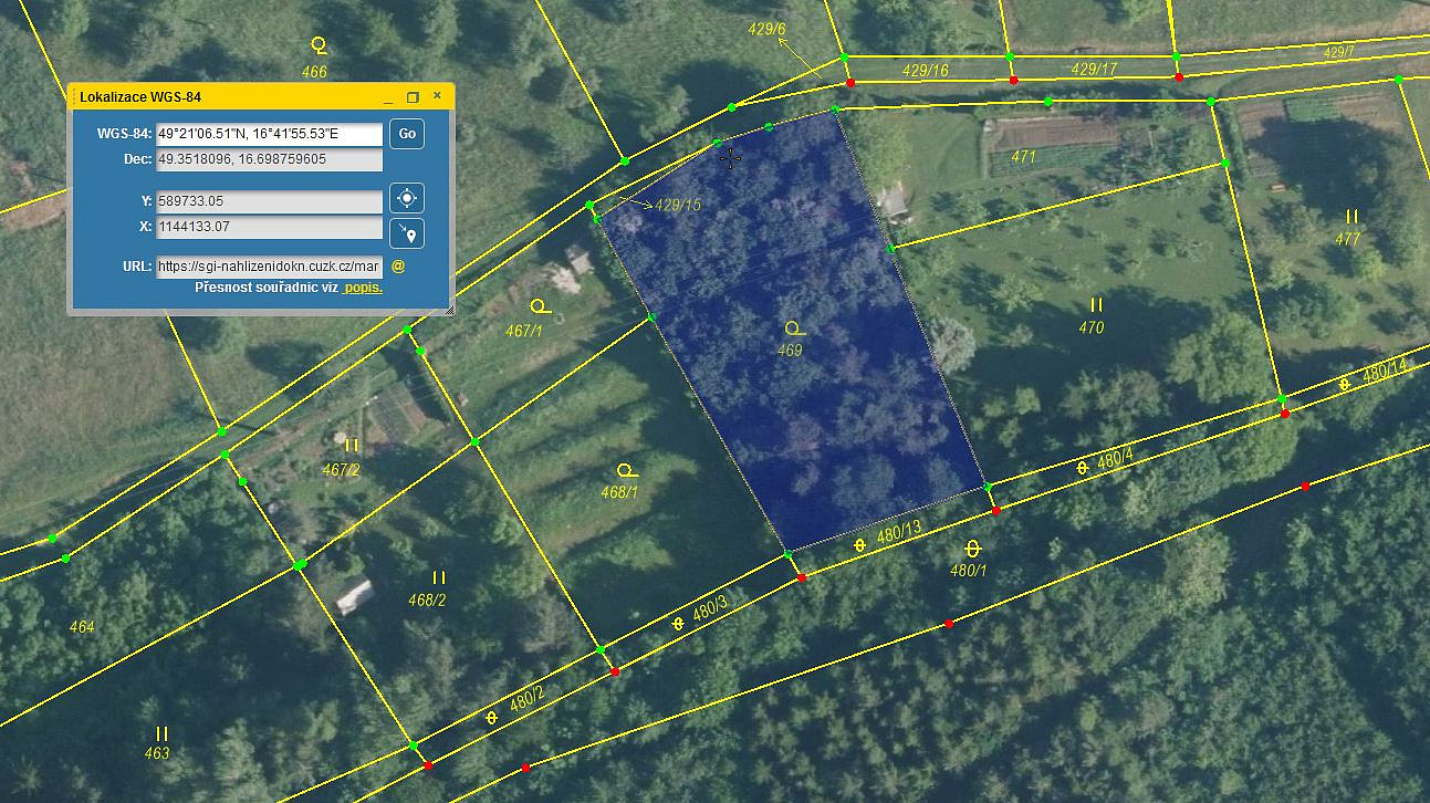 oplocený pozemek - zahradu o výměře 1635m² v obci Lažánky u Blanska u – pohled 4