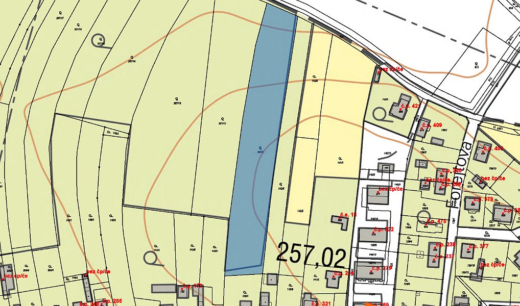 Prodej stavebního pozemku 549 m², Loučeň – náhled fotky 3