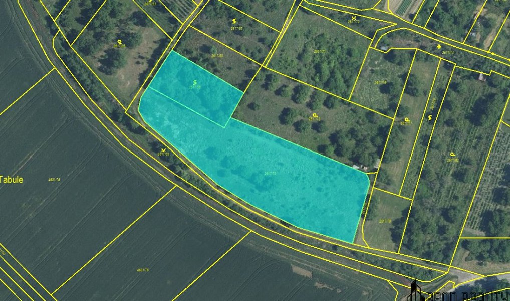 Prodej zahrady 6 601 m², Hrušovany u Brna – náhled fotky 2