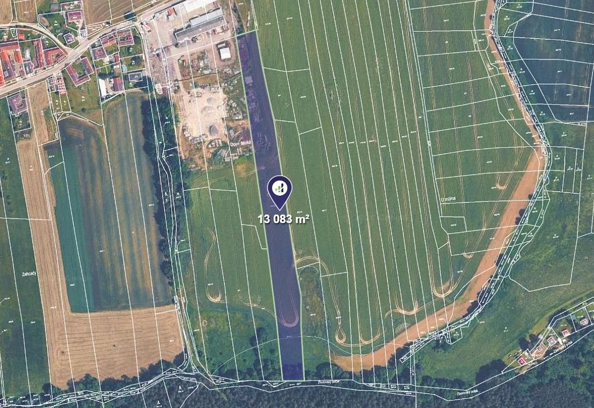Prodej komerčního pozemku 13 083 m²