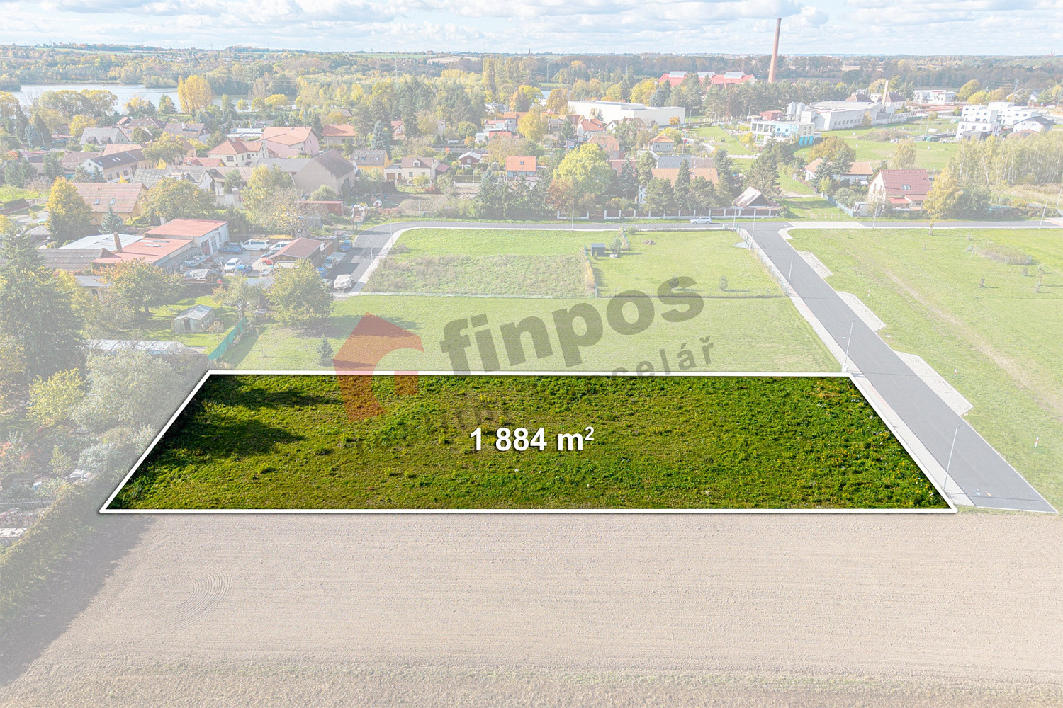 Prodej stavebního pozemku 1 884 m²