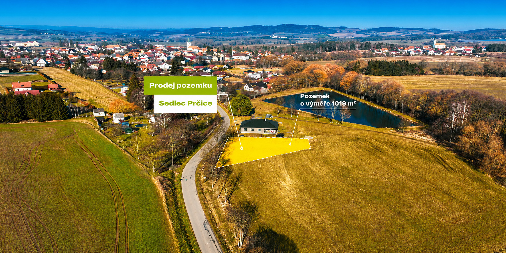 Prodej stavebního pozemku 1 019 m²