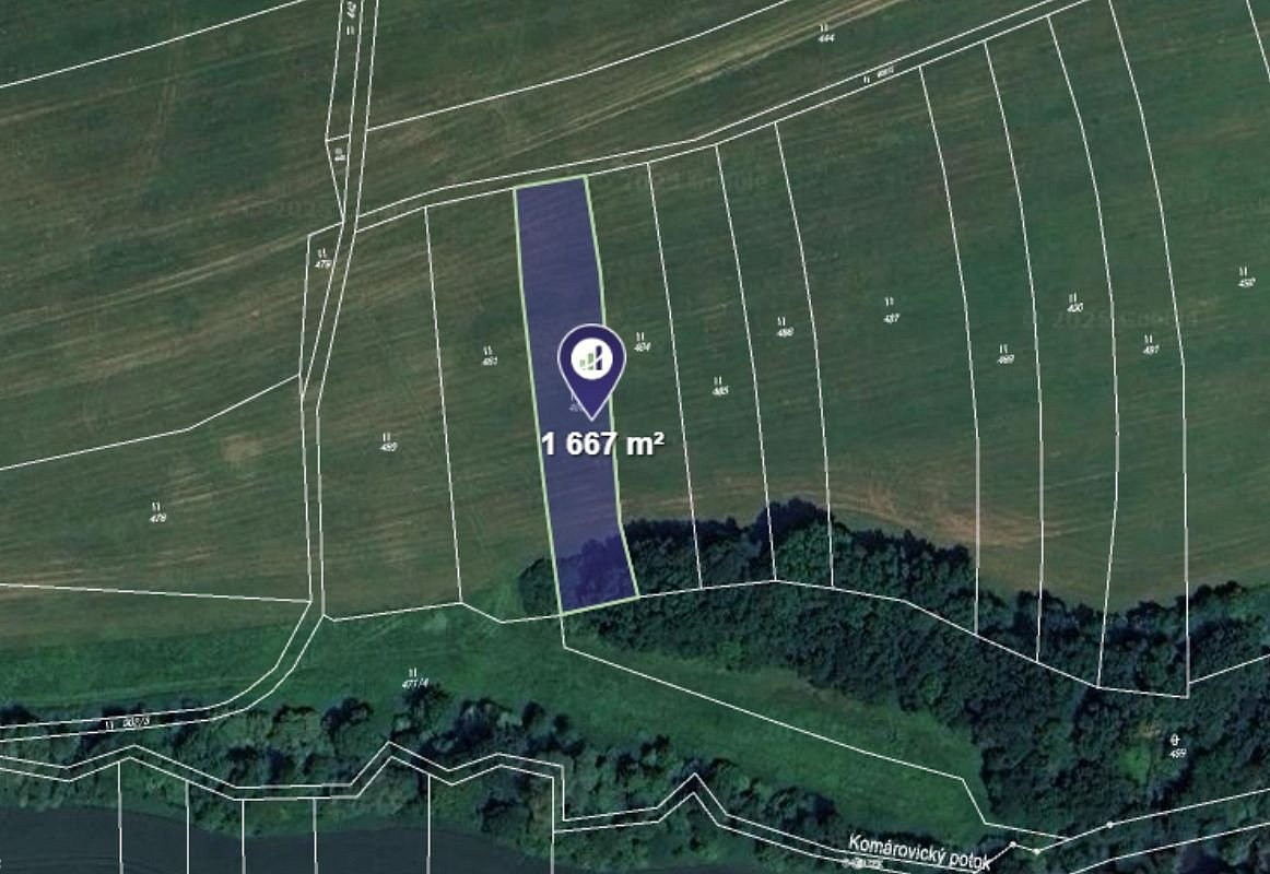 Prodej louky 1 667 m²