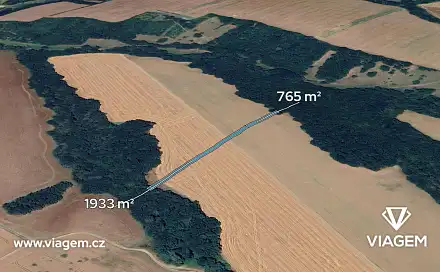 Prodej pole 899 m², Popovice, okres Uherské Hradiště