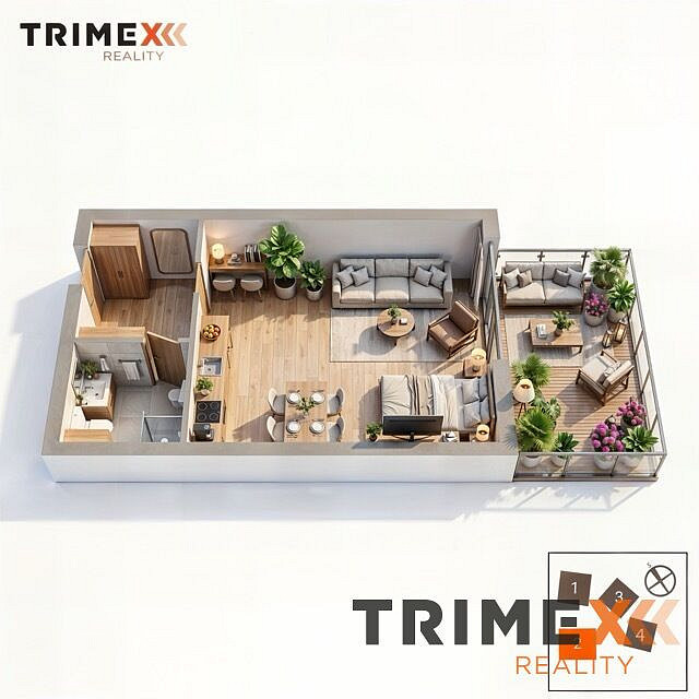 Prodej bytu 1+kk 41 m² – fotografie 2
