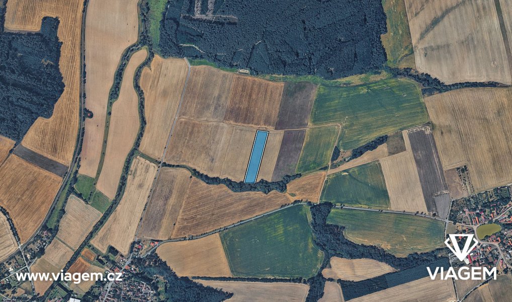 Prodej pole 6 395 m², Osvračín – náhled fotky 3